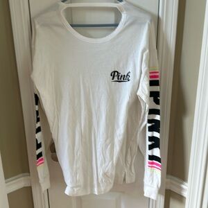 White vs pink long sleeve